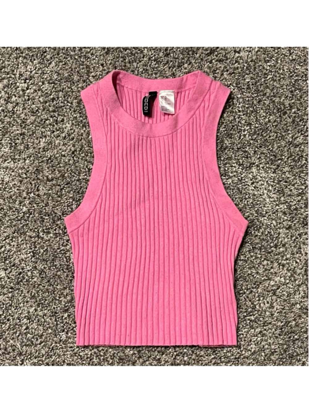 Divided H&M Ribbed Tank Top, Size XS, EUC